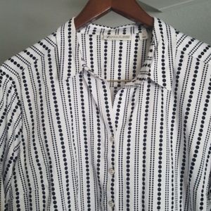 New York & Co., Button Down Blouse, Size L